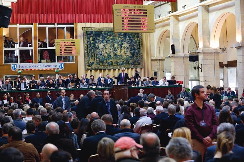 La vente des vins des Hospices de Beaune