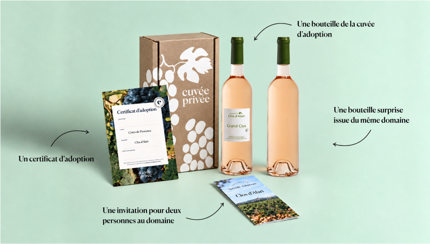 Colis de bienvenue Côtes-de-Provence rosé