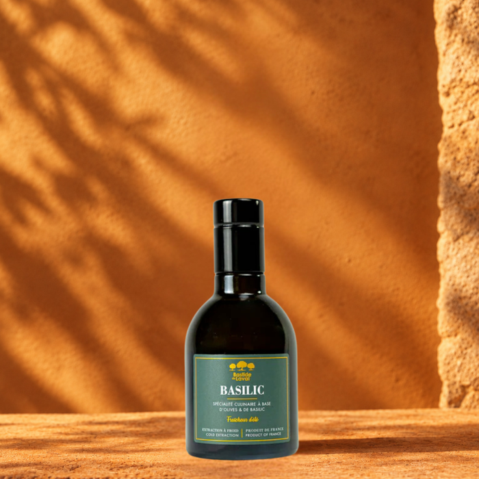 Huile d'olive basilic (25cl)