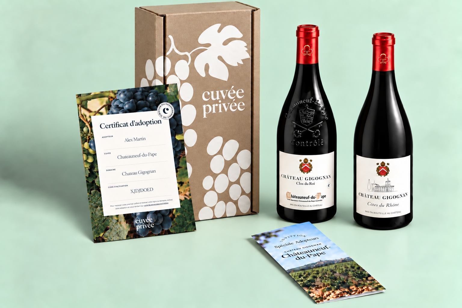 Colis de bienvenue Châteauneuf-du-Pape