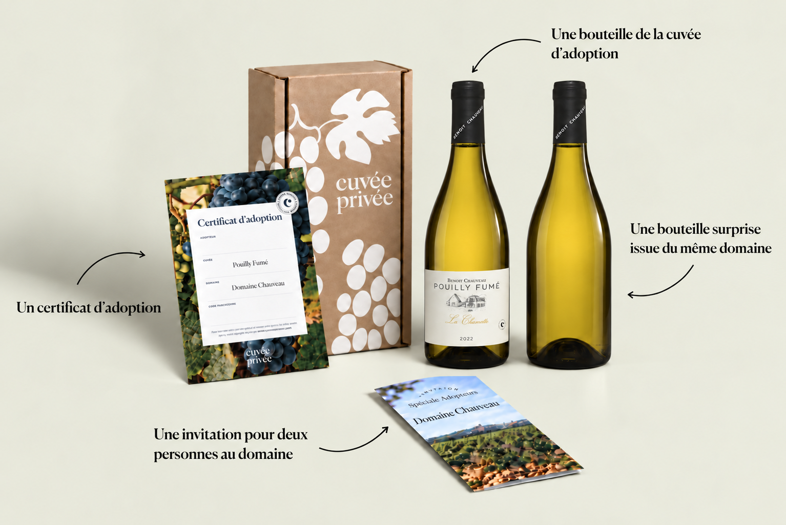 Colis de bienvenue Pouilly-Fumé
