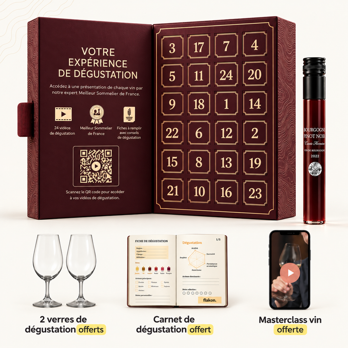 Calendrier de l'Avent 2026 : 24 vins de France et du Monde