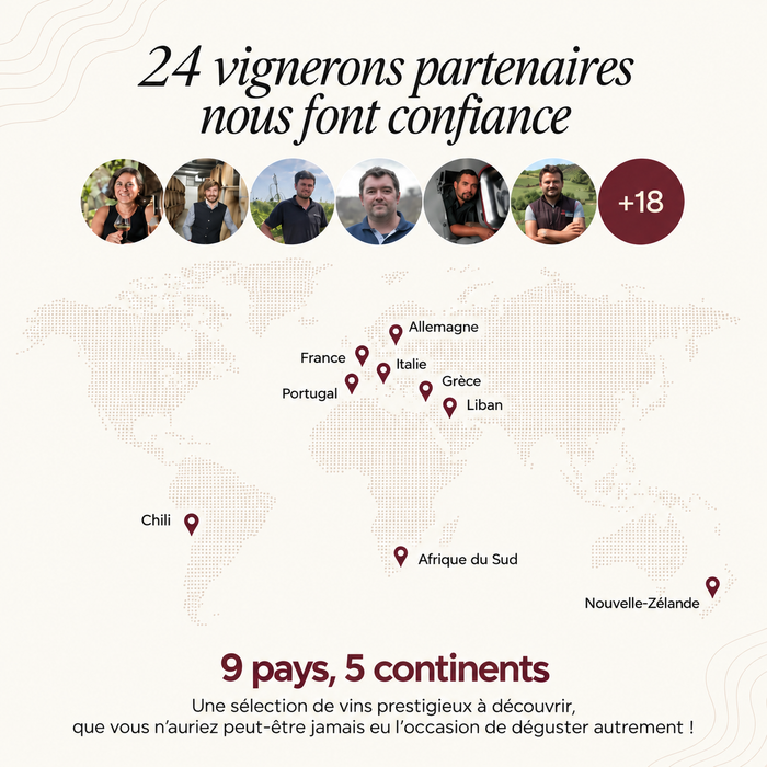 Calendrier de l'Avent 2026 : 24 vins de France et du Monde