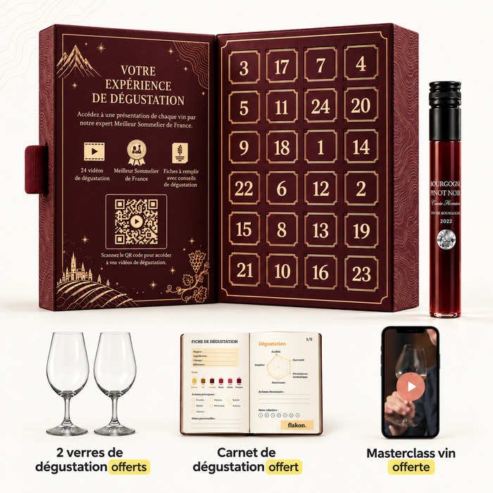 Calendrier de l'Avent 2026 : 24 vins de France et du Monde