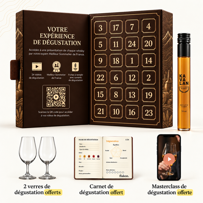 Calendrier de l'Avent 2026 : 24 Whiskies du Monde