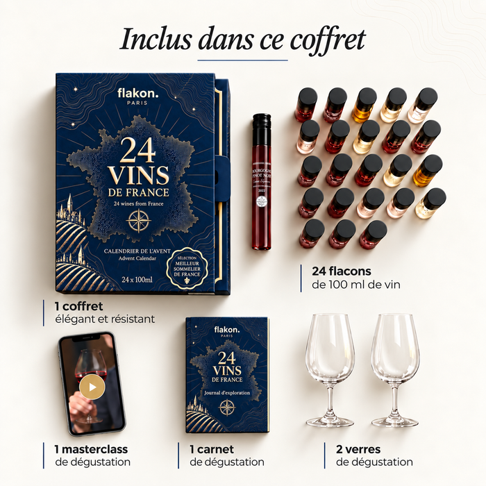 Calendrier de l'Avent 2026 : 24 vins de France