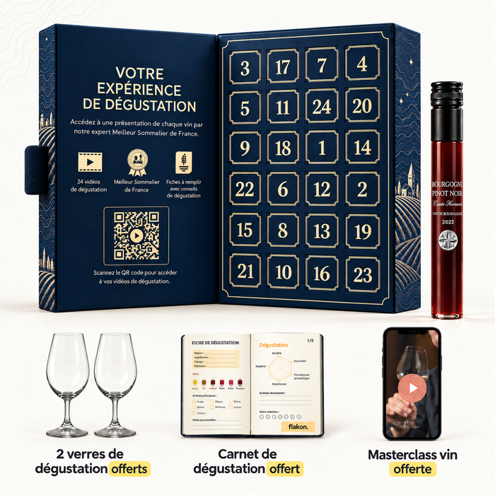 Calendrier de l'Avent 2026 : 24 vins de France