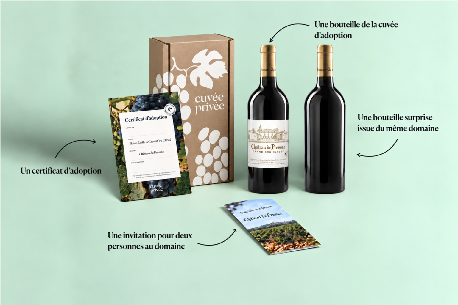 Colis de bienvenue Saint-Emilion Grand Cru Classé