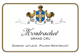 Etiquette de Montrachet Grand Cru du domaine Leflaive