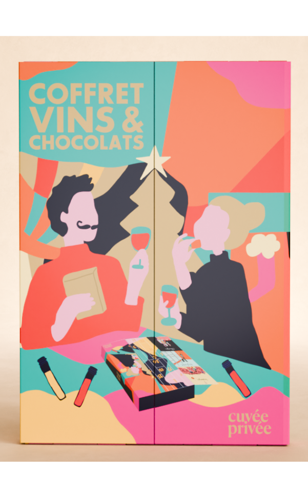 Calendrier de l'Avent Vins et Chocolat 2025