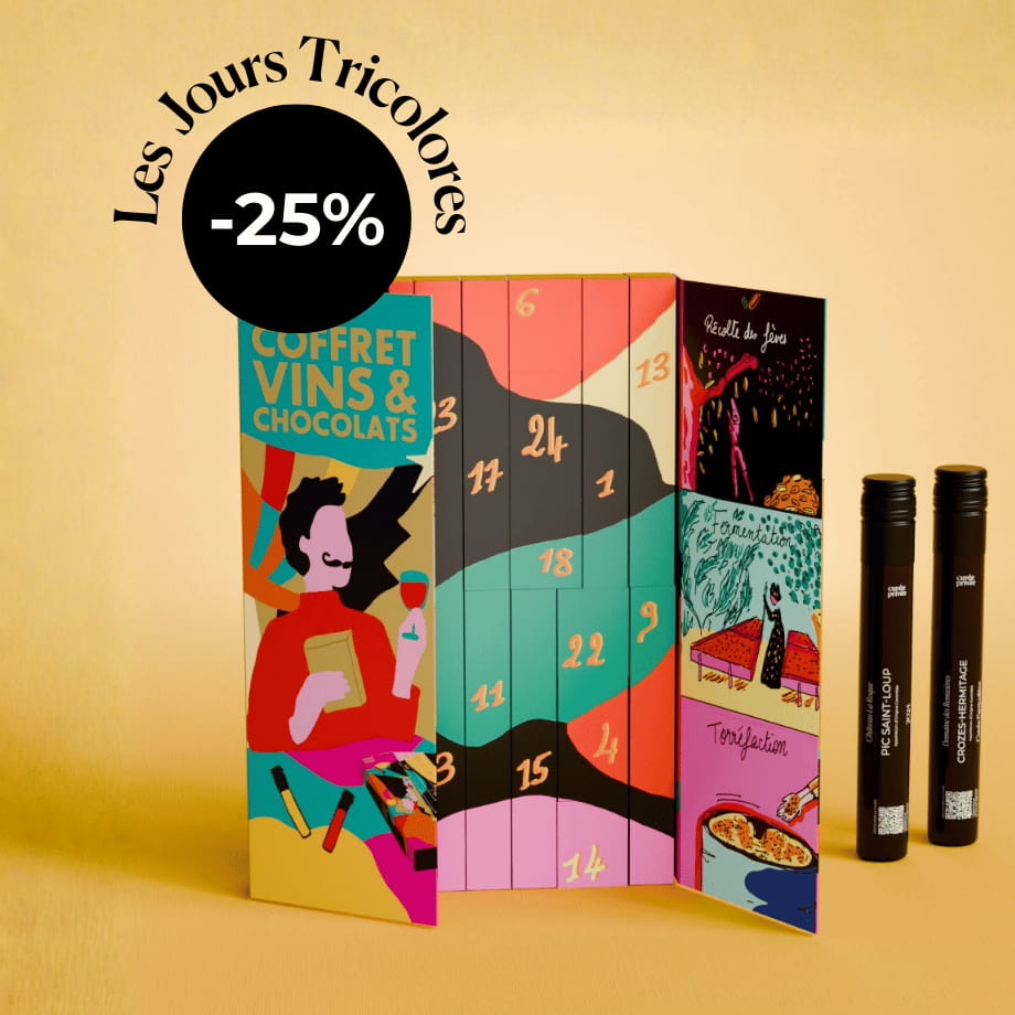 Calendrier de l'Avent Vins et Chocolat 2025