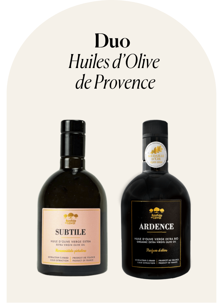 Coffret duo "Huiles d'Olive de Provence"