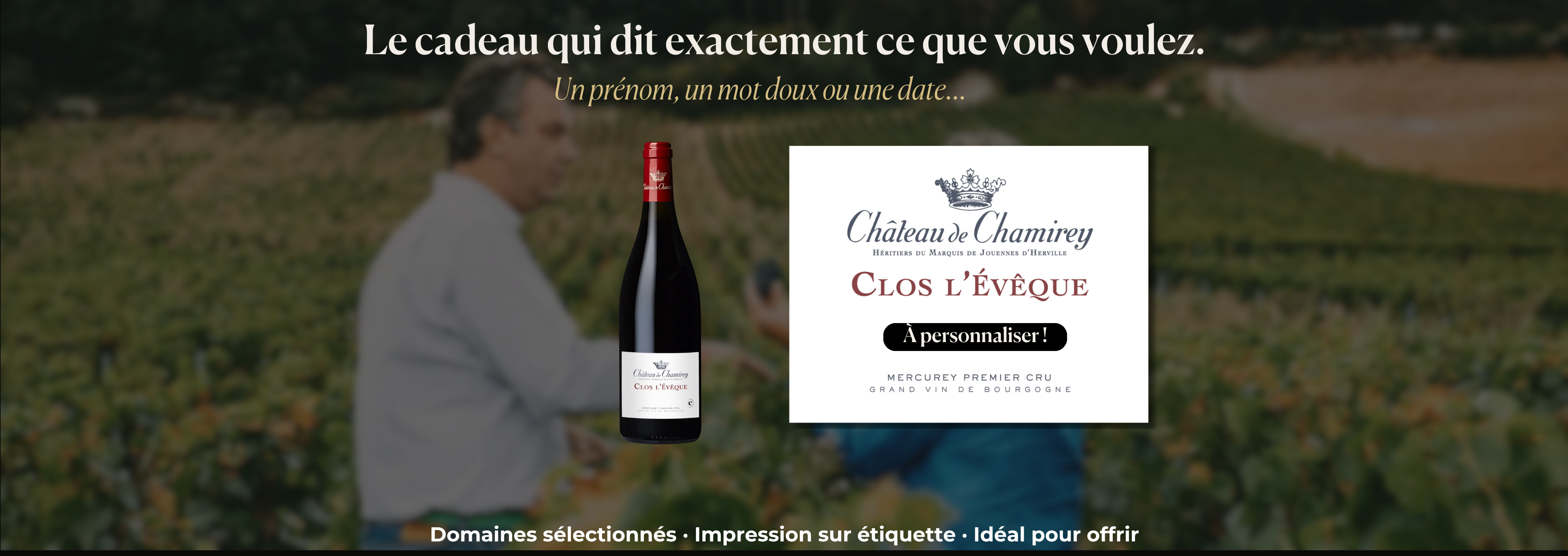 Mercurey Premier Cru 2021 - à personnaliser !