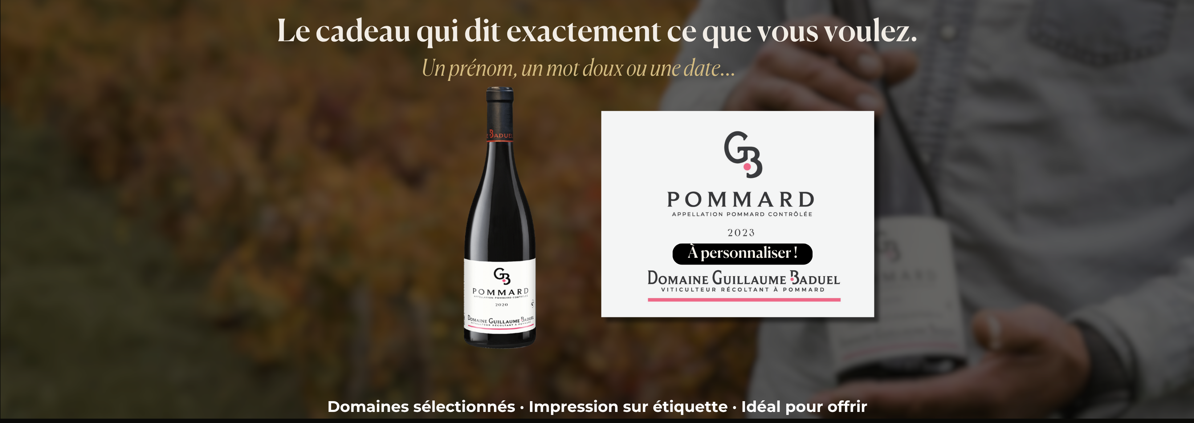 Pommard 2023 - à personnaliser !