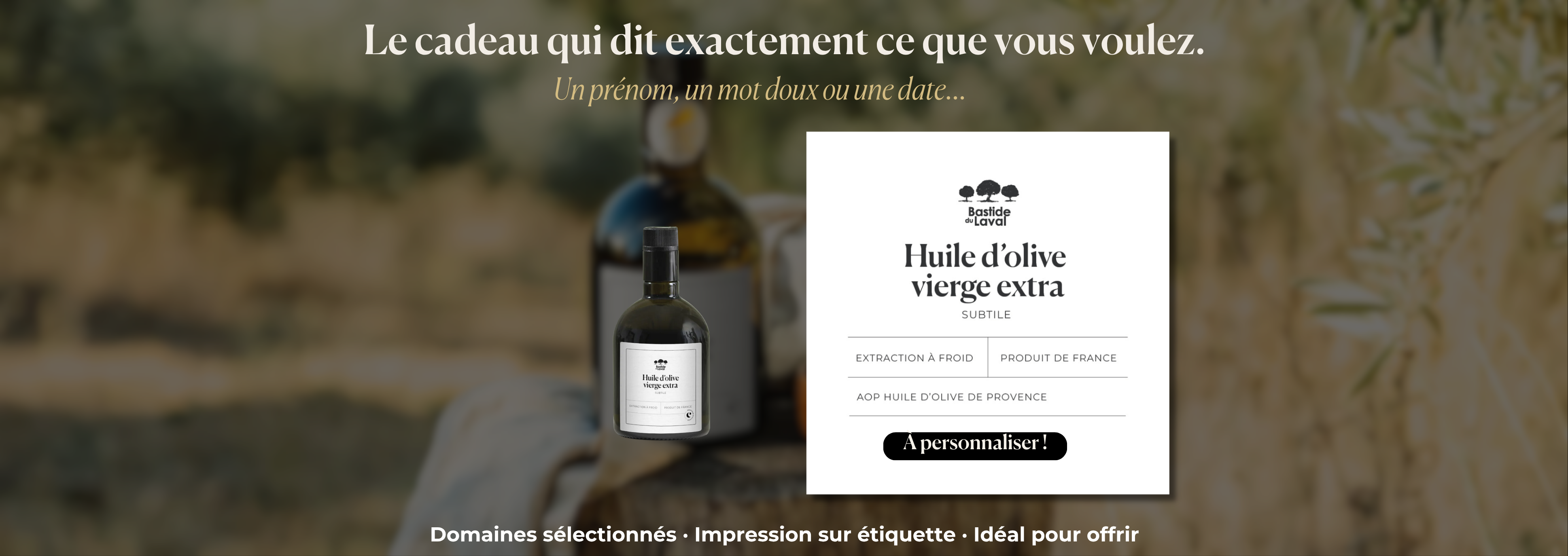 Subtile, fruité mûr (50cl) - à personnaliser !