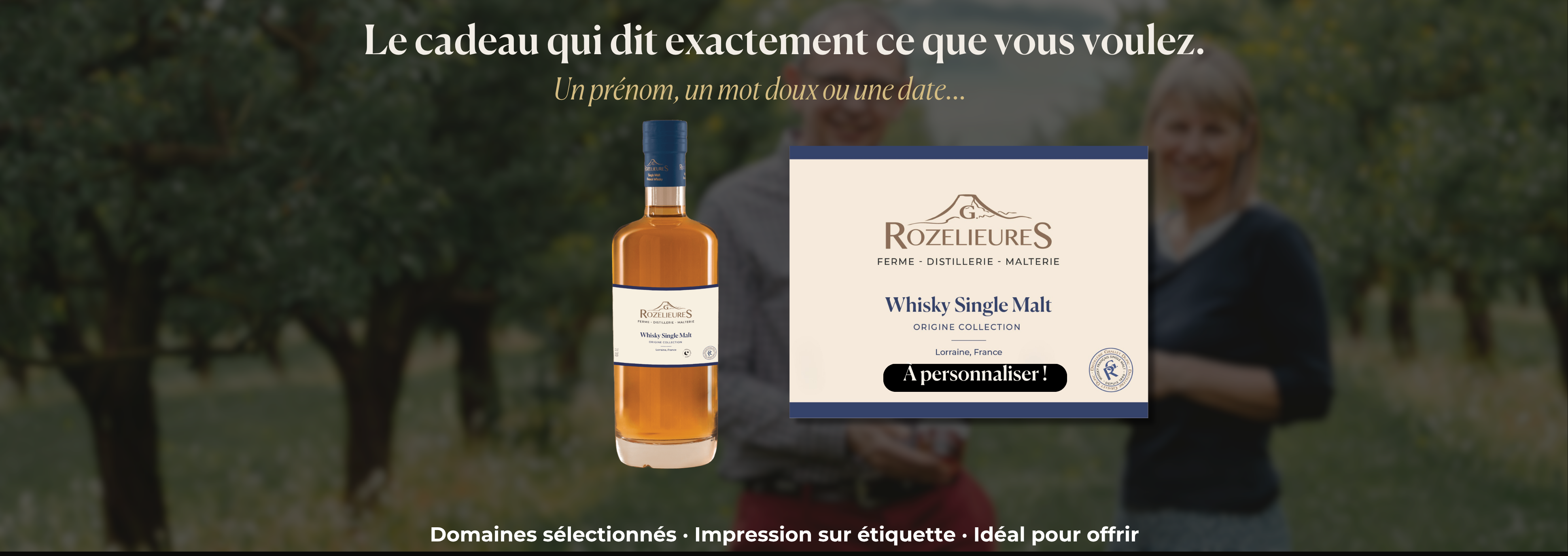 Whisky origine collection - à personnaliser !