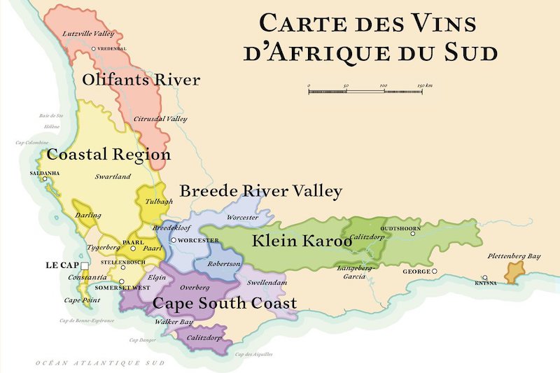 carte des vins afrique du sud