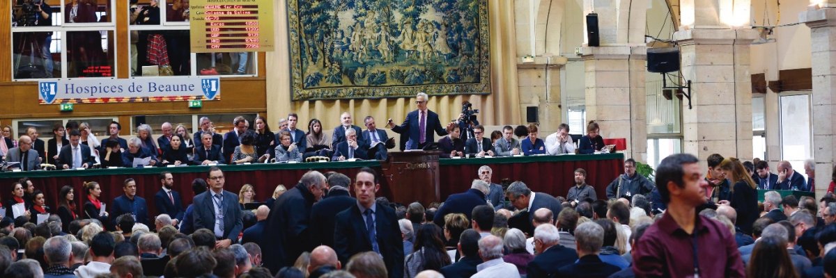 La vente des vins des Hospices de Beaune